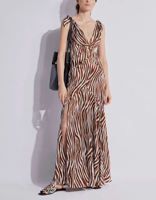 zebra print dress